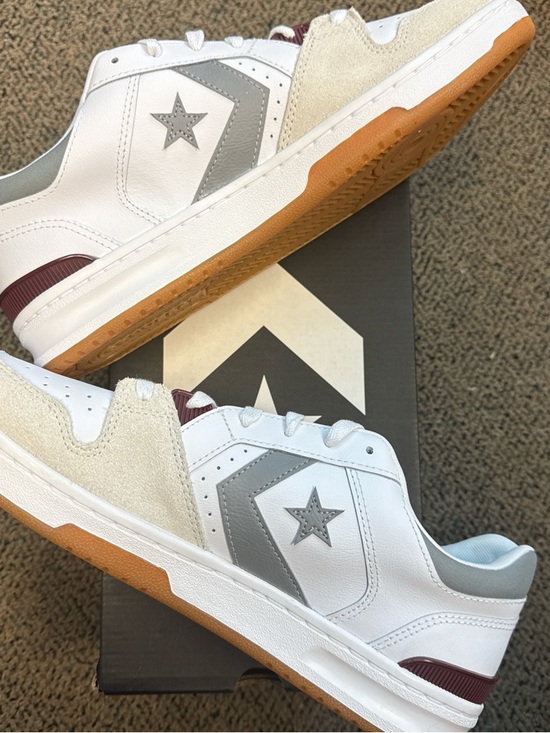 Converse Other - Converse CL98 OX Low Top Sneakers in White, Gray & Gum
